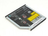 IBM 92P6579 slim DVD-ROM drive – bottom/reverse side view showing DVD-ROM logo and warning labels
