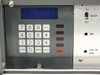 Scientific Atlanta 7500-02 front panel closeup — alphanumeric LCD display, numeric keypad, ALM/LO/LID/C/N LEDs, AGC/MGC select switch, ZERO ON NOISE button