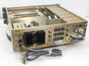 Scientific Atlanta 7500-02 Video Receiver rear panel view showing AC power supply Assy 229000, output connectors, and power cable