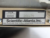 Scientific Atlanta 7500-02 FSCM identification label — Code Ident No 10110, PN160296, part number 266479, Scientific-Atlanta Inc. address label