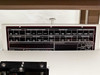 PWS P5NMS system status annunciator panel showing output elevator, centering fingers, flat finder, transfer arm, and prober-loader interface indicator fields
