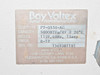 Bay Voltex rating plate showing model PT-0550-AC, 5000 BTU/hr, 115V 60Hz 15A, R-12 refrigerant, serial 13693R1191