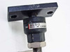SMC JAF30-10-125 clevis joint close-up showing M10x1.25 thread and mounting plate
