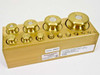 Troemner 302 2kg - 1g 14 Brass Calibration Weight Set