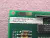Close-up of Cayman Systems GatorCard E/II board label reading 'Cayman Systems, Inc. GatorCard E/II' with nearby ICs and passive components visible