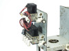 SMC VK332-5G-01 pneumatic solenoid valves with push-in fittings on left bracket — detail view