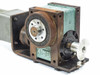BD-2AA-007-P01-0 indexing drive front output face showing circular output flange, bolt pattern, and engraved model designation 4.50
