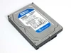 Western Digital WD1600AAJS 160GB 3.5-inch SATA hard drive — top label view showing WD Caviar Blue branding