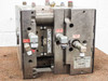 Meiki MDMI injection mold opposite side view showing CUTTER IN, INJ. SIDE, WE(HOT) IN, and CL SIDE labeled fittings with Meiki Co. Ltd. label