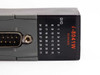 ICP DAS I-8041W module end-panel close-up showing D/O channel numbering 0–31 and 32CH D/O label in red and white