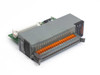 ICP DAS I-87054W 8-channel PWM output isolated DI module – angled front-left view showing orange screw terminal block and backplane connector