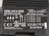 Watlow DB90-24C0-0000 DIN-a-mite – close-up of label showing 15A amperage, 100–240V AC, SCCR 200kA Type 1&2, UL Listed, and terminal wiring diagram