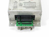 Watlow TLM-8 – top end view showing relay outputs terminal blocks TB1 and TB2 (global relay) with green PCB connector board installed