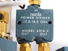 Narda 4316-2 12 - 18 GHz Power Divider with S213D 2 - 18 GHz SPST Switch