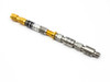 FEI Microwave DOM816BRS Tunnel Diode Detector full assembly with ARRA 9412-6 gold SMA connector and 9412-10 SMA connector — side view