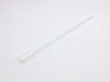 Kimax USA glass chromatography column full length view — 450mm tall with narrow stem and funnel reservoir