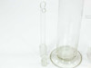 Kontes 24/40 ground glass joint flask adapter and PTFE stopcock assembly — detail view