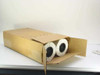 Thru-put 019BX 24-inch opaque bond paper — two rolls in open cardboard shipping box