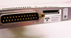 ICL NS/1235/1 bracket detail showing DB25 25-pin connector, BT telephone jack, and BABT approval markings