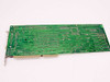 ICL NS/1235/1 AC40017.2 ISA modem card – bare PCB solder-side view showing full trace layout and ISA edge connector