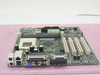 Dell 9591P Socket 370 Celeron motherboard AA730980-444 — top view showing I/O ports, PCI slots, and Socket 370 CPU socket