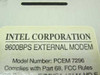 Intel 9600EX External Modem (9600BPS)