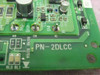 NEC PN-2DLCC board closeup showing PN-2DLCC silkscreen label and NEC marking with voltage test points