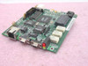 GNP PDSi 1-503759A Smart Node Alarm Card SNAC – front side showing dual DB9 COM ports, RJ-45 Ethernet port, main processor IC, and relay components