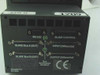 Megadrive EV-200 rear I/O panel showing RS-232 port, Slave Control connector, Slave Bus A Out, Slave Bus B Out, Input and Output differential SCSI ports, Bus Termination Enabled label, CE mark