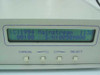Mainstream Data Satellite IDR II front panel LCD display showing copyright 1994 Mainstream and serial number