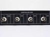 Black Box MX330A-C front panel Controller Port section showing four BNC coax ports labeled 0–3 each with DATA indicator LED