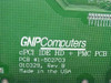 GNP Computers PCB label showing model 1-502703, 010329 Rev B, Made in the USA markings