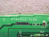 Okidata 4YA4042-1439 PCB label close-up showing part number and OKI manufacturer markings