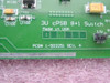 GNP PDSi 3U cPSB 8+1 Switch PCB label closeup showing '3U cPSB 8+1 Switch', 'Made in USA', PCB# 1-503251 REV. A, and 3.3V marking