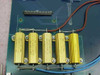 GNP Computers 1-502516 Load Card V — close-up of five gold power resistors mounted on PCB with visible markings