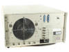 Datron 2000 Pulse Generator rear panel showing large cooling fan, channel BNC outputs, RS-232 and IEEE-488 GPIB ports, and AC inlet