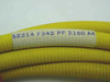 Flexco Microwave 52214 F342 PP 2160 A4 16 GHz SMA Microwave Cable 18 FT - Yellow