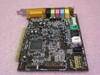 Creative Labs CT4780 Sound Blaster Live PCI card — rear three-quarter view showing Sound Blaster Live branding, CD-SPDIF headers, and PCI edge connector