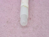 Close-up of the blunt proximal connector end of the Argyle 36FR thoracic drainage tube