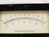 Panametrics Model 2000 Hygrometer — close-up of analog meter face showing dual-scale HYGROMETER display