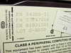 CDC 94208-51 hard drive label closeup – shows MN 94208-51, PN 77747210, SN 01031561, LOT O-8650, made in USA, Magnetic Peripherals Inc. a Control Data Company Oklahoma City OK