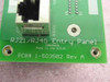 GNP Computers 1-503582 RJ21/RJ45 Entry Panel Rev A — close-up of PCB silkscreen showing part number, Rev A, Made in the U.S.A., and date code 20020620