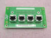GNP Computers 1-503582 RJ21/RJ45 Entry Panel Rev A — front view showing 4 RJ45 trunk ports labeled Trunk 0/2 through Trunk 5/7 and GNP logo