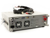 Kikusui TOS9201 right-side control panel showing FUNCTION selector buttons (ACW, DCW, IR, SYSTEM, LOCAL), GPIB/RMT indicator, MEMORY controls, CURSOR keys, rotary ENTER knob, and large red STOP button