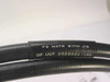 McAir RF cable label close-up: P2 Mate With J12 of UUT 3525022-130 printed on cable jacket