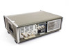 HP 8620C Sweep Oscillator front panel with 86240C RF plug-in installed in 19-inch rackmount chassis — full front view