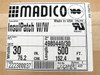 Madico InsulPatch W/W 4980440/30 box label showing item number, 30-inch width, 500-foot length, and roll number 1223000140