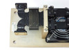 MCS 4009-0000G1 close-up of Port B and Port C waveguide ports with black heatsink block visible between ports