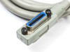 Amphenol AC30147102 GPIB cable female 24-pin Micro-D connector close-up with thumbscrew hardware