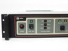 Varian VJC6767S1AKY front panel left section — Power button and Lamp Test switch with EXT Alarm and HPA 1/2 Fault LED indicators